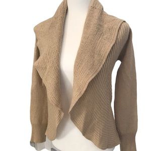 🌸Lucky Brand Tan Cardigan Sweater Size XS